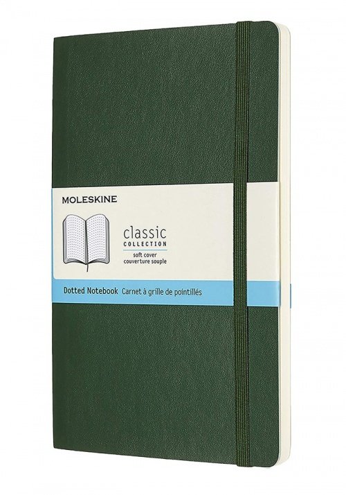 Moleskine Notes 19x25 linie myrtle green