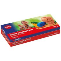 Mona Glina rzeźbiarska samoutw. ceglasta 500g