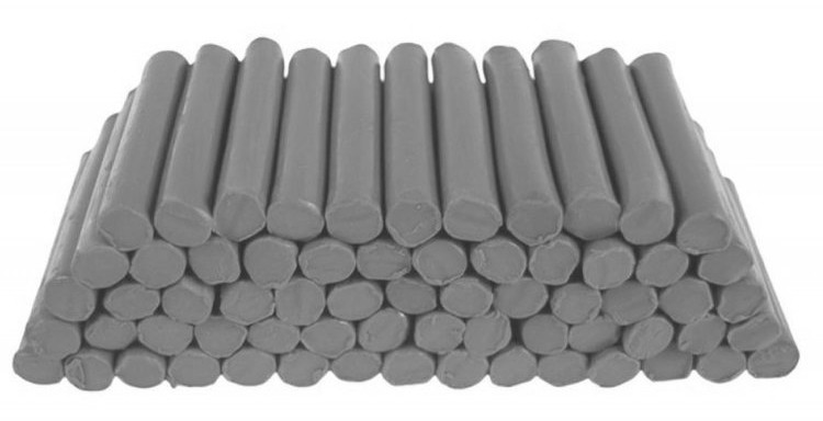 Mona Plastelina w laseczkach luzem 1kg szara Mona 727598