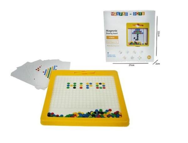 Mozaika magnetyczna 50 el. 10 szablonów + Gratis