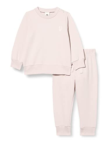 Müsli by Green Cotton Dziecięce ubranko dla dziewczynek Cozy Sweat Set and Toddler Training Underwear, Rose Moon, 74 cm
