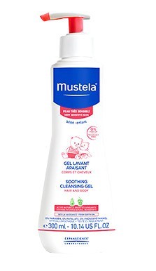 Mustela EXPANSCIENCE Bebe łagodzący żel do mycia 300 ml