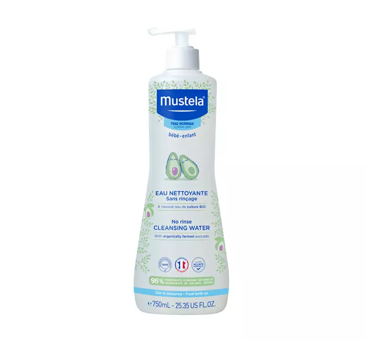 Mustela Woda oczyszczająca bez spłukiwania, 750 ml