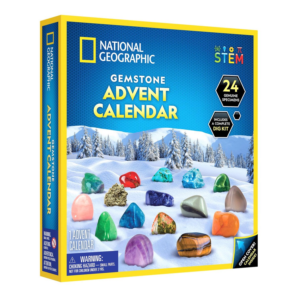 NATIONAL GEOGRAPHIC 24 Skały i Minerały Kalendarz AdwentowyWersja 2024