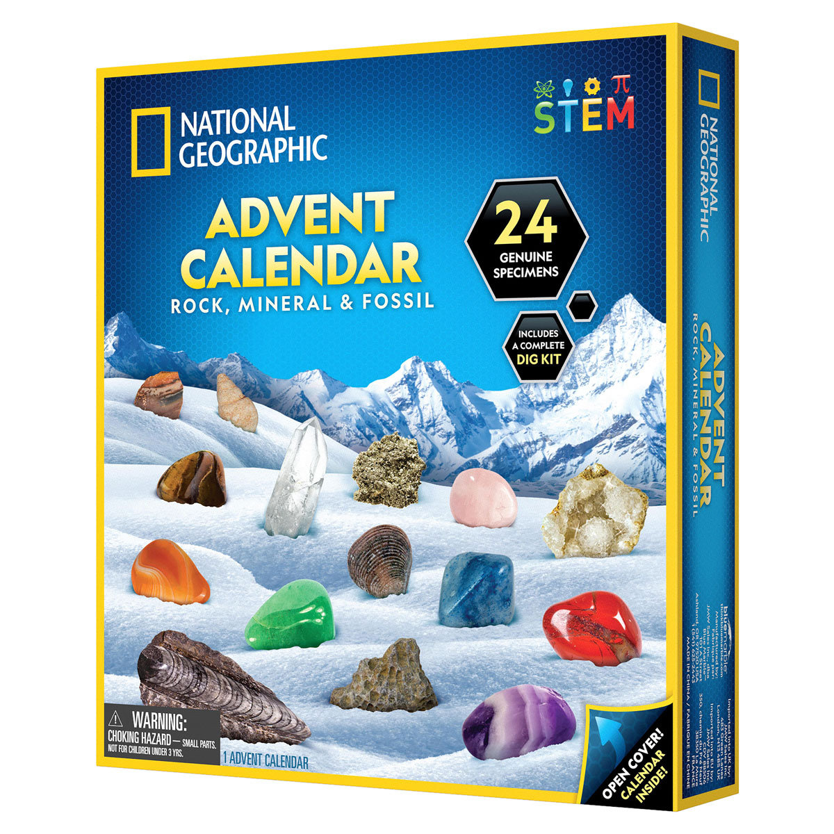 National Geographic, Kalendarz adwentowy Minerały, zabawka kreatywna