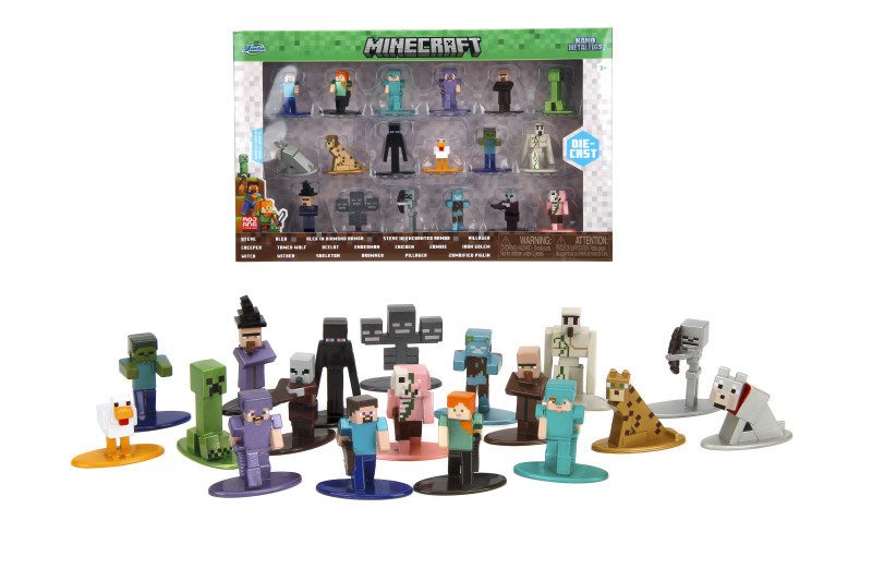 ND01_260523 JADA Minecraft metal figurki 18pak 58