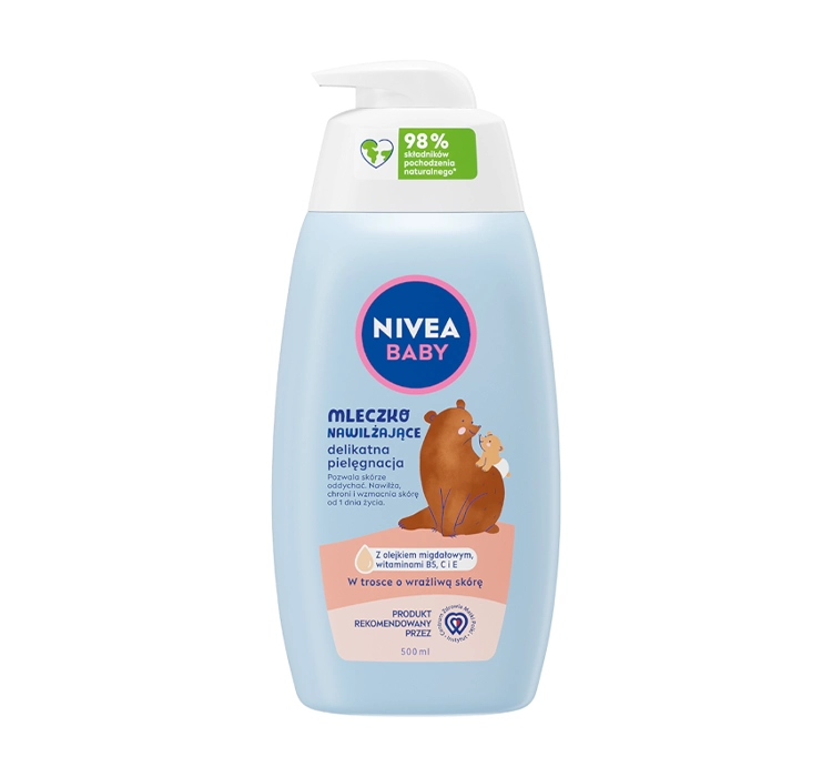 NIVEA BABY Mleczko Nawilżające delikatna pielęgnacja 500 ml