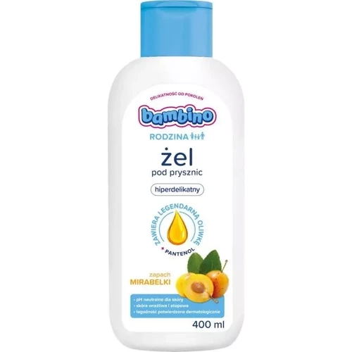 Nivea Bambino Rodzina Żel pod prysznic hiperdelikatny - zapach Mirabelki 400ml