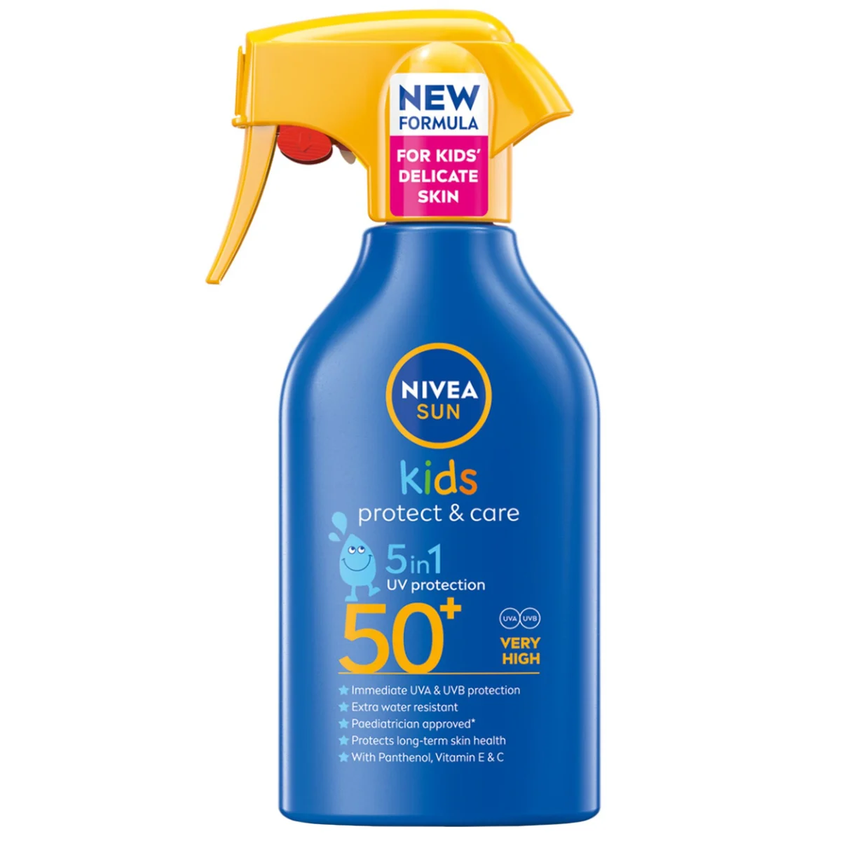 Nivea Sun Kids Protect & Care 5w1 spray ochronny do opalania dla dzieci SPF 50+ 270 ml