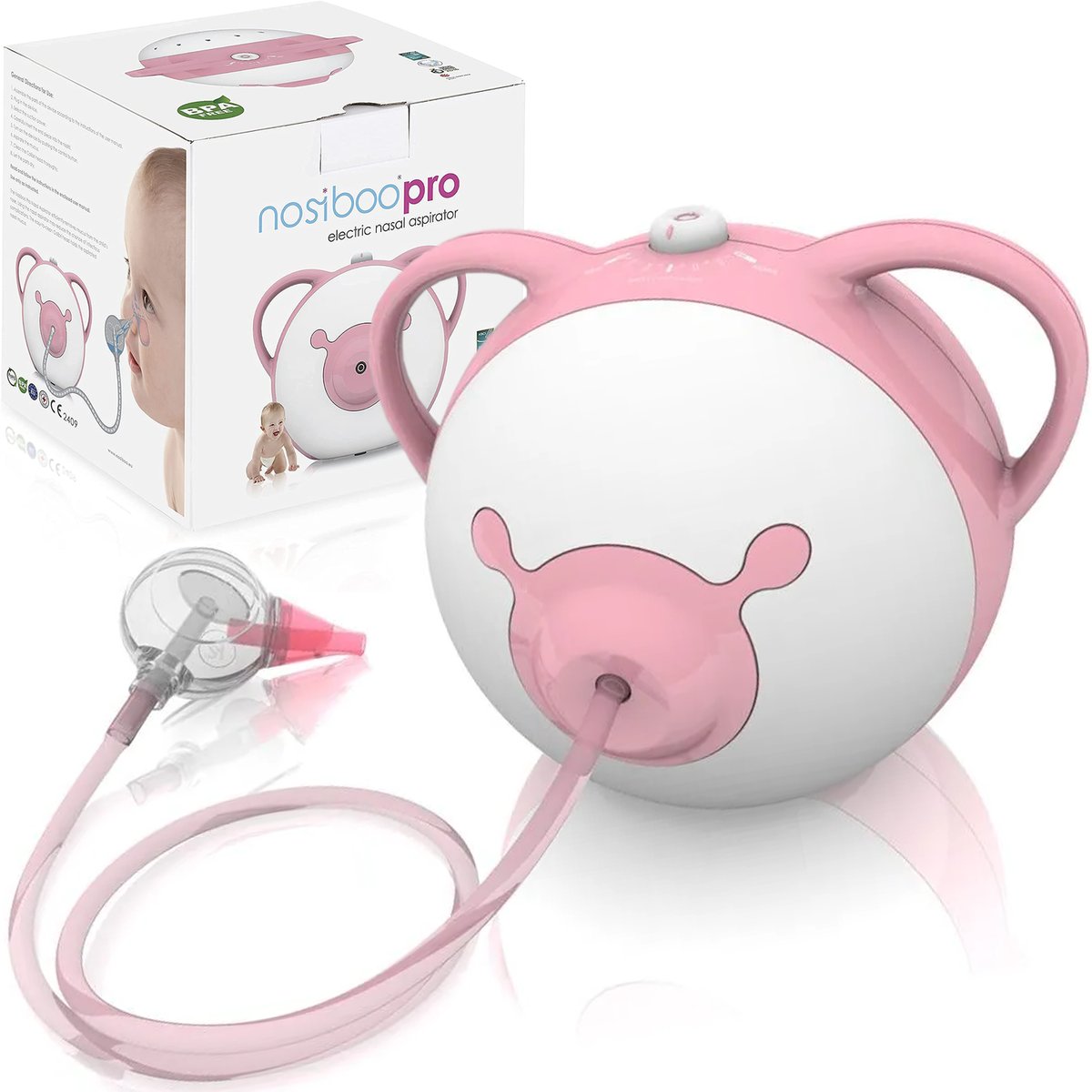 Nosiboo® Pro Medyczny Aspirator Elektryczny Dla Dzieci | Pink