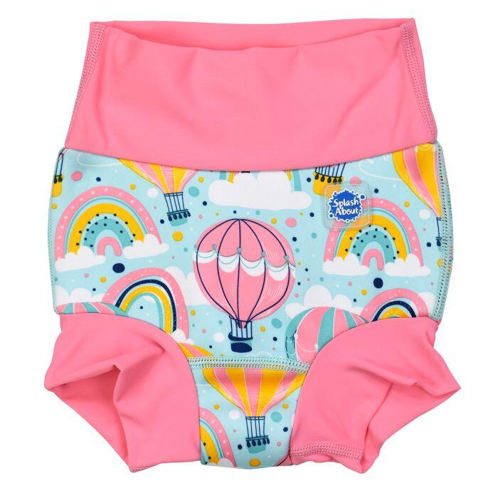 Nowość! Pieluszka 2W1! Neoprenowa Pieluszka Do Pływania Happy Nappy Duo Balony