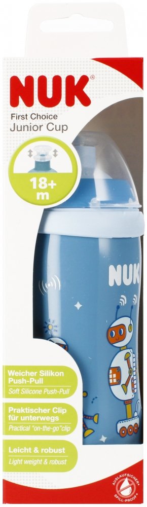NUK Kubek 300 ml 18m Junior Cup niebieski