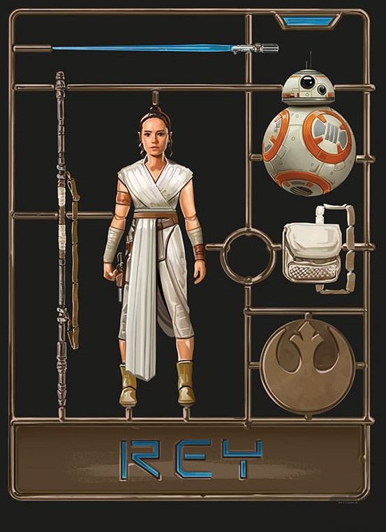 Obraz Komar Star Wars Toy Rey WB182 WB182