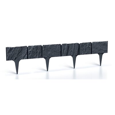 Obrzeże ogrodowe PROSPERPLAST Garden Stone IBST-S433 Antracytowy