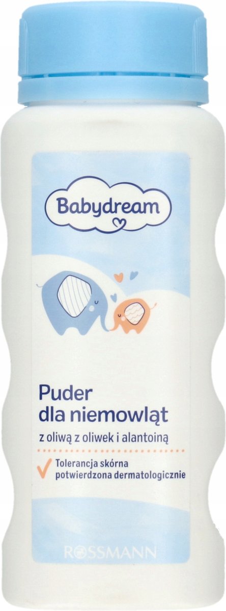 Ochronny puder dla niemowląt z oliwą z oliwek i alantoiną BabyDream 100g