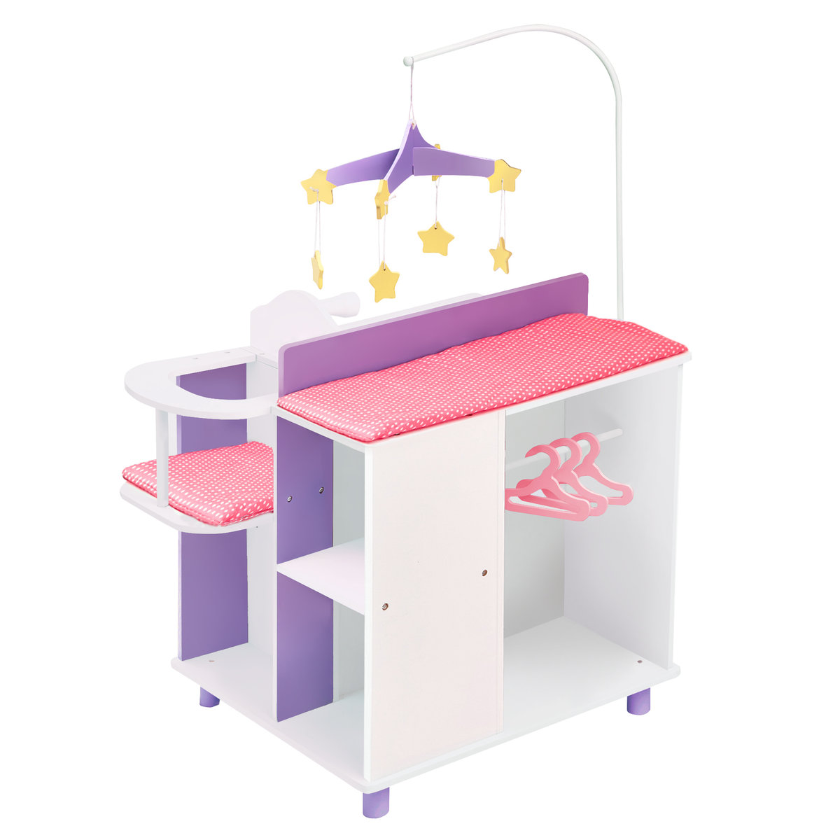 Olivia's Little World TD-0203 a Princess Doll Furniture Baby Changing Station with Storage, 18 cali