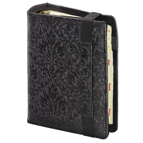 Organizer Capri CA 07 Czarny premium 13x19cm okładka czarna