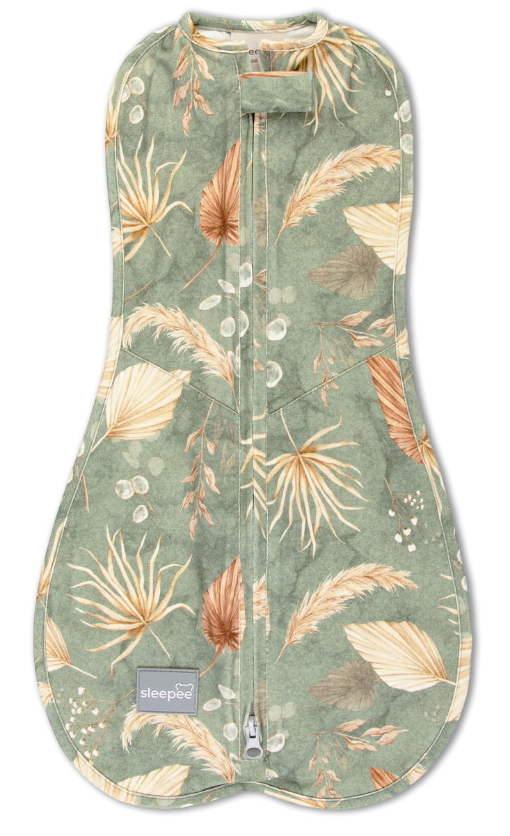 Otulacz First Step 0,5 Tog Z Czapeczką Bohemian Green Sleepee