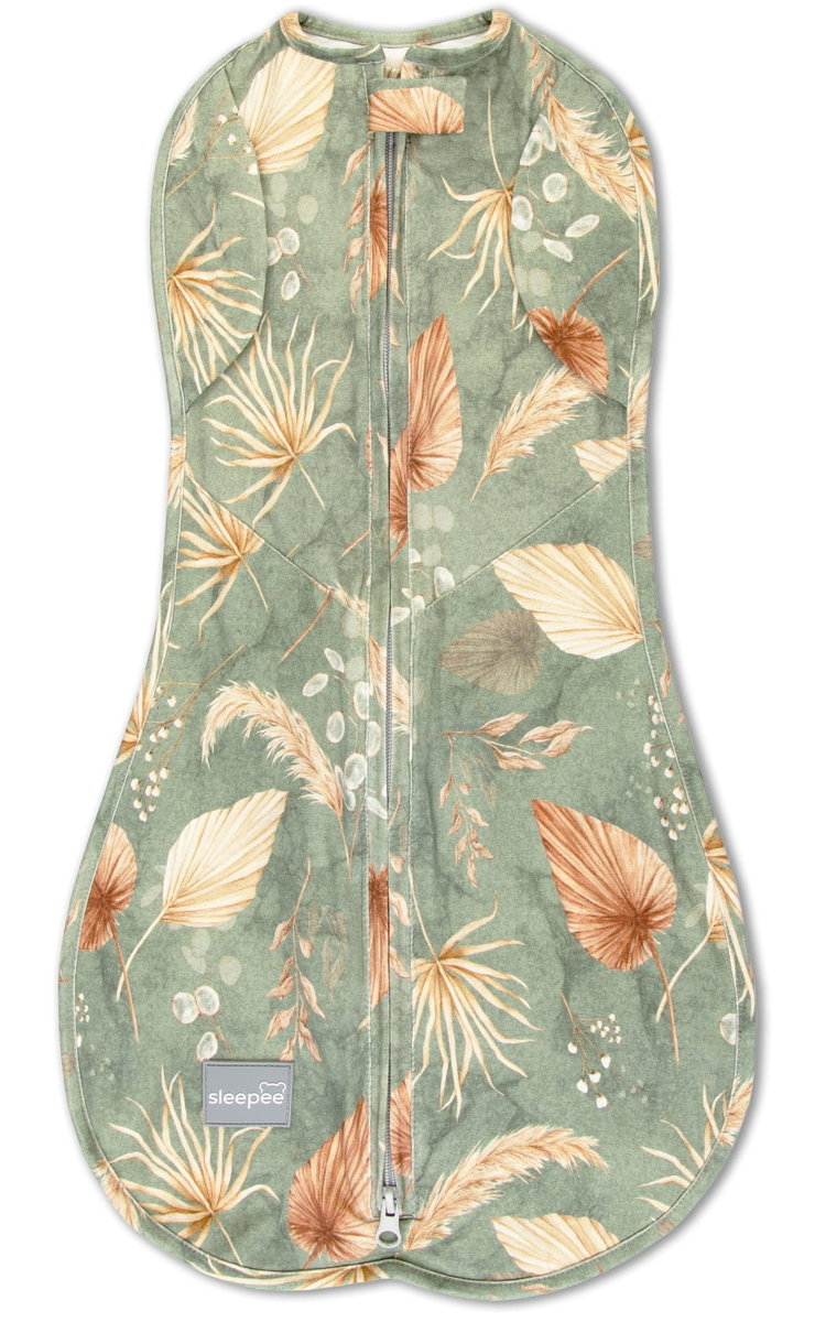 Otulacz Second Step 0,5 Tog Z Czapeczką Bohemian Green Sleepee