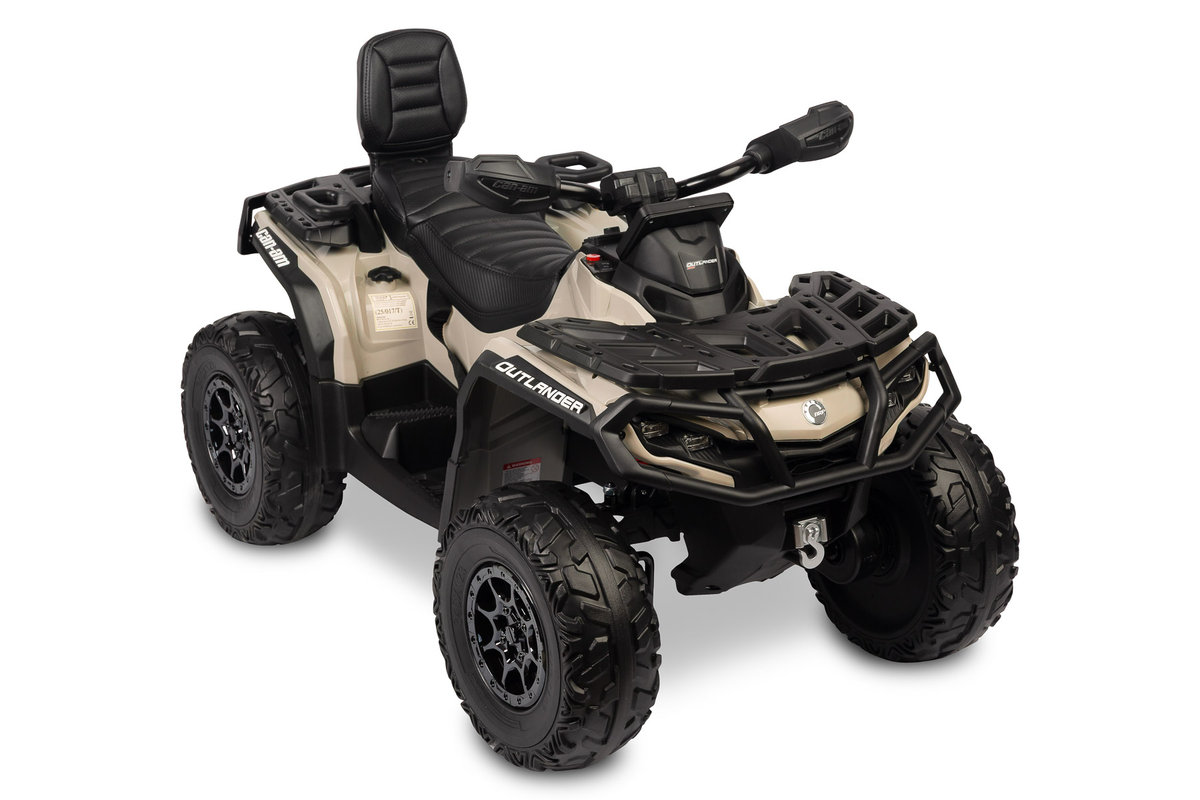 OUTLANDER POJAZD TERENOWY QUAD NA AKUMULATOR 4X4 MOCNY 4 X 200W KHAKI