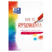 Oxford Blok rysunkowy A4 20k. 120g. - biały OXF-093195