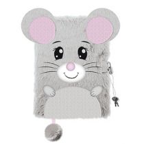 Pamiętnik z kłódką 3D włochacz A5 96k Mouse
