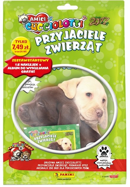 Panini kolekcja Kolekcja Przyjaciele zwierząt - zestaw startowy GXP-579294