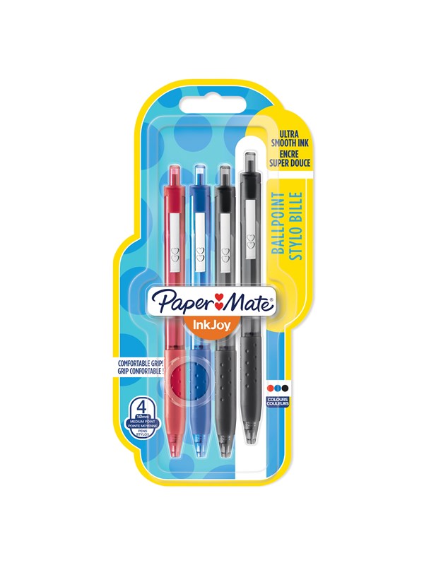 Paper Mate InkJoy 300 RT 4 szt., różne kolory M 2