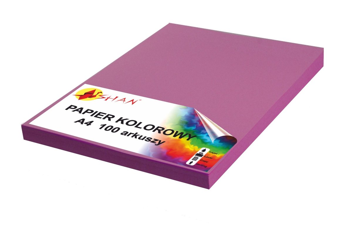 Papier kolorowy A4 120g biskupi 100 arkuszy