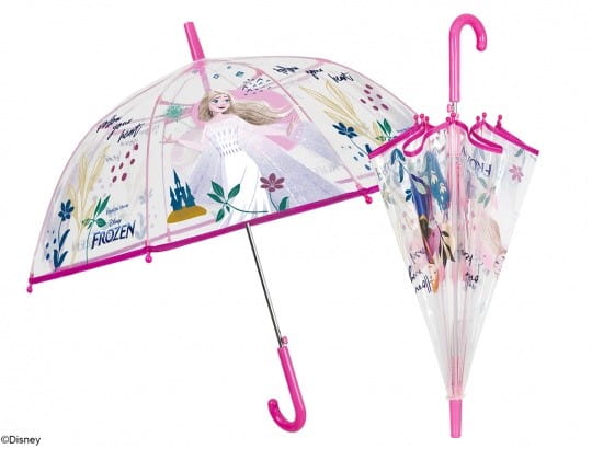 Parasol dziecięcy Perletti Frozen Follow Your Heart transparentny