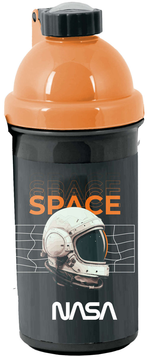Paso Bidon Szkolny pomarańczowo-czarny NASA 550ml