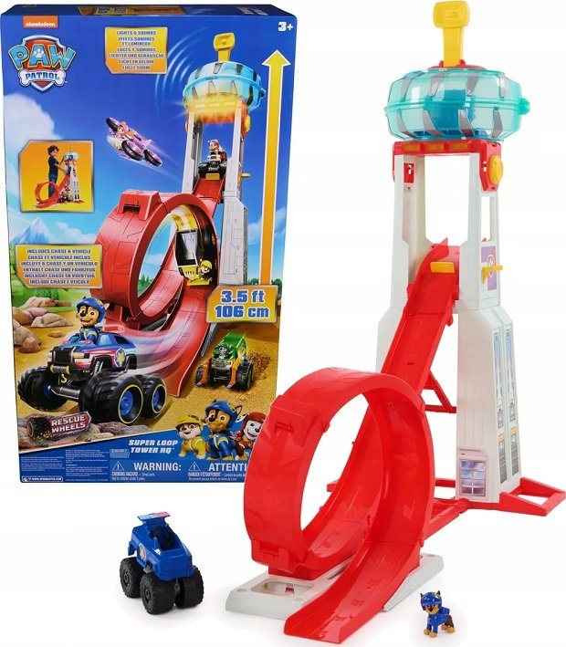 Paw Patrol Paw Patrol Rescue Wheels Super Loop HQ Tower 106cm