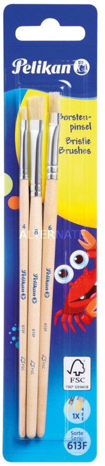 Pelikan 700368 pędzel artystyczny 3 szt., Brush