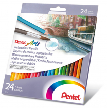 Pentel KREDKI AKWARELOWE W 24 KOLORACH zakupy dla domu i biura! CB9-24