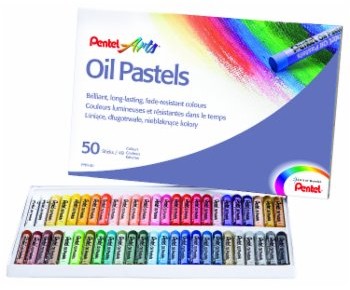 Pentel PASTELE OLEJNE W 50 KOLORACH PHN-50