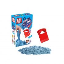Piasek kinetyczny 0.5 kg niebieski Art Craft