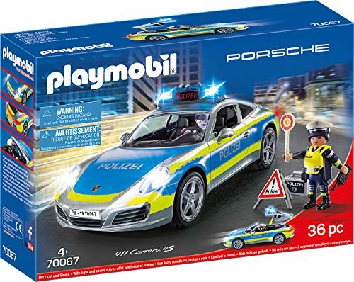 PLAYMOBIL 70067 City Action Porsche 911 Carrera 4S policja, kolorowa