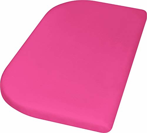 Playshoes Buty do zabawy wodoodporny dżersej prześcieradło ochraniacz na materac, 81 x 42 cm, różowy