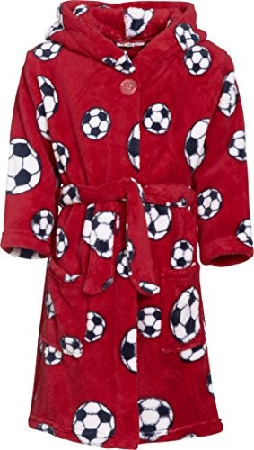 Playshoes chłopcy szlafrok kąpielowy szlafrok do piłki nożnej polarowa - 110 (110/116) 340151-8