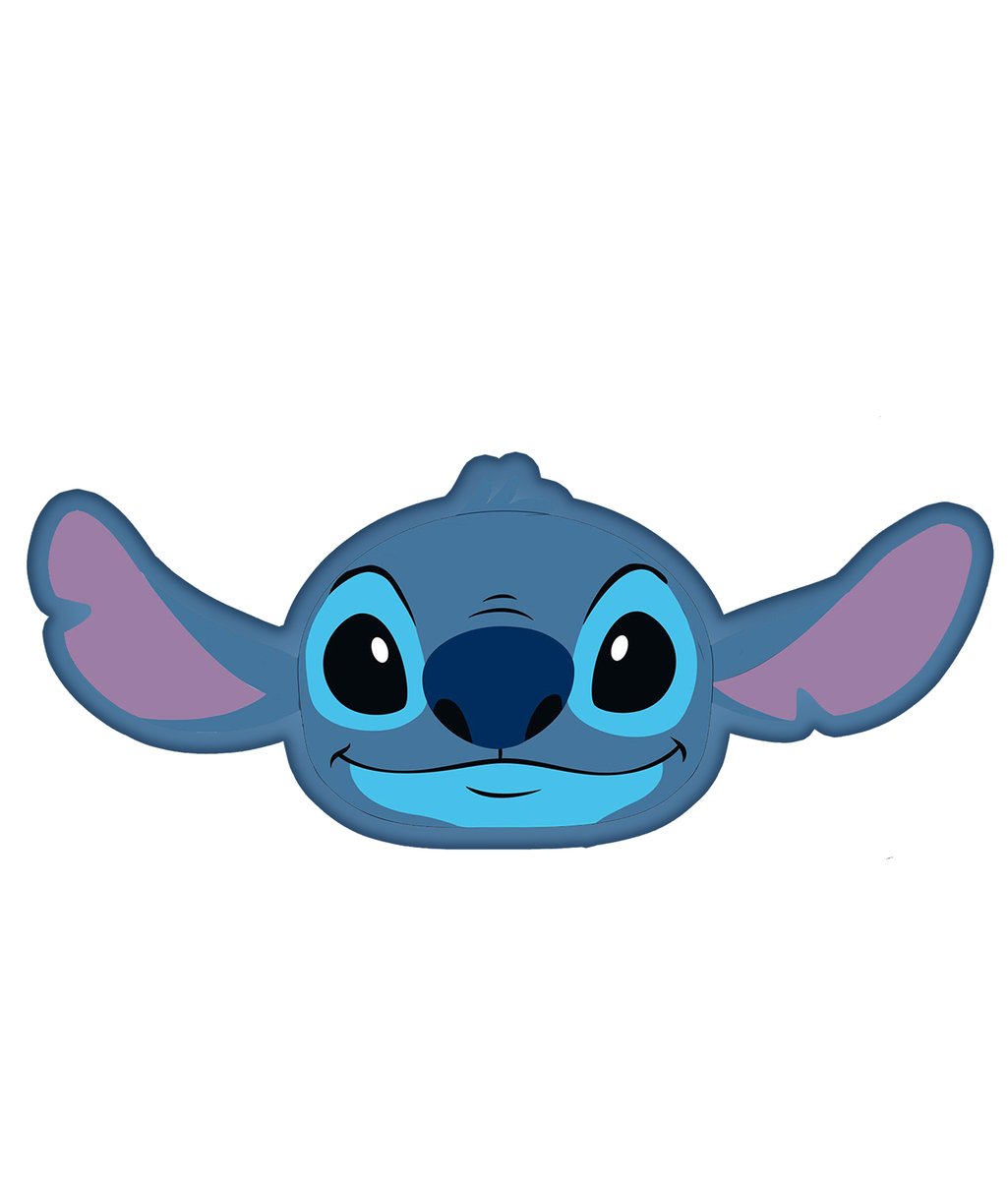 Poduszka kształtka 35x30 Lilo and Stitch niebieska przytulanka