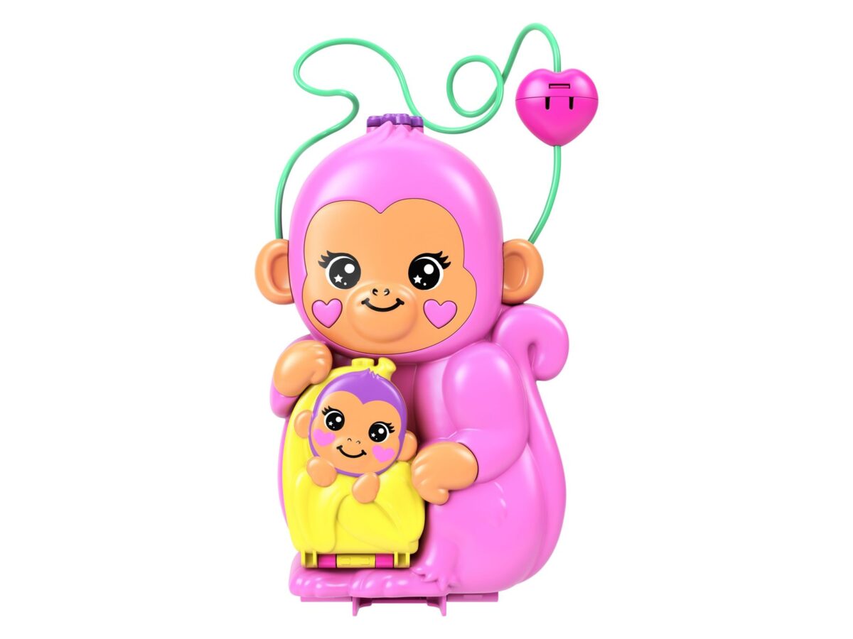 Polly Pocket Szkatułka (Mama małpa i dziecko)