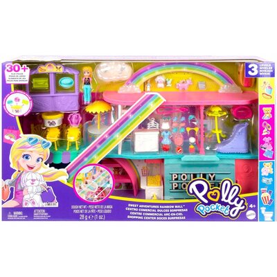 Polly Pocket Tęczowe Centrum Handlowe Zestaw
