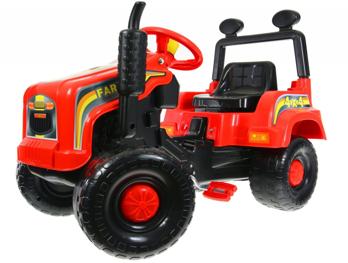 Polski Traktor Traktorek na pedały Przyczepa +kask