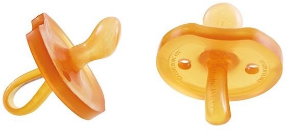 Poupy Poupy, Smoczek anatomiczny z naturalnej gumy, 4m+