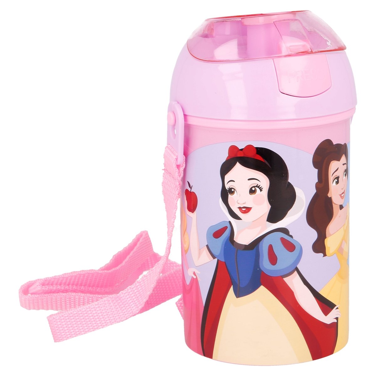 Princess, Bidon z paskiem/Butelka z ustnikiem, 450 ml