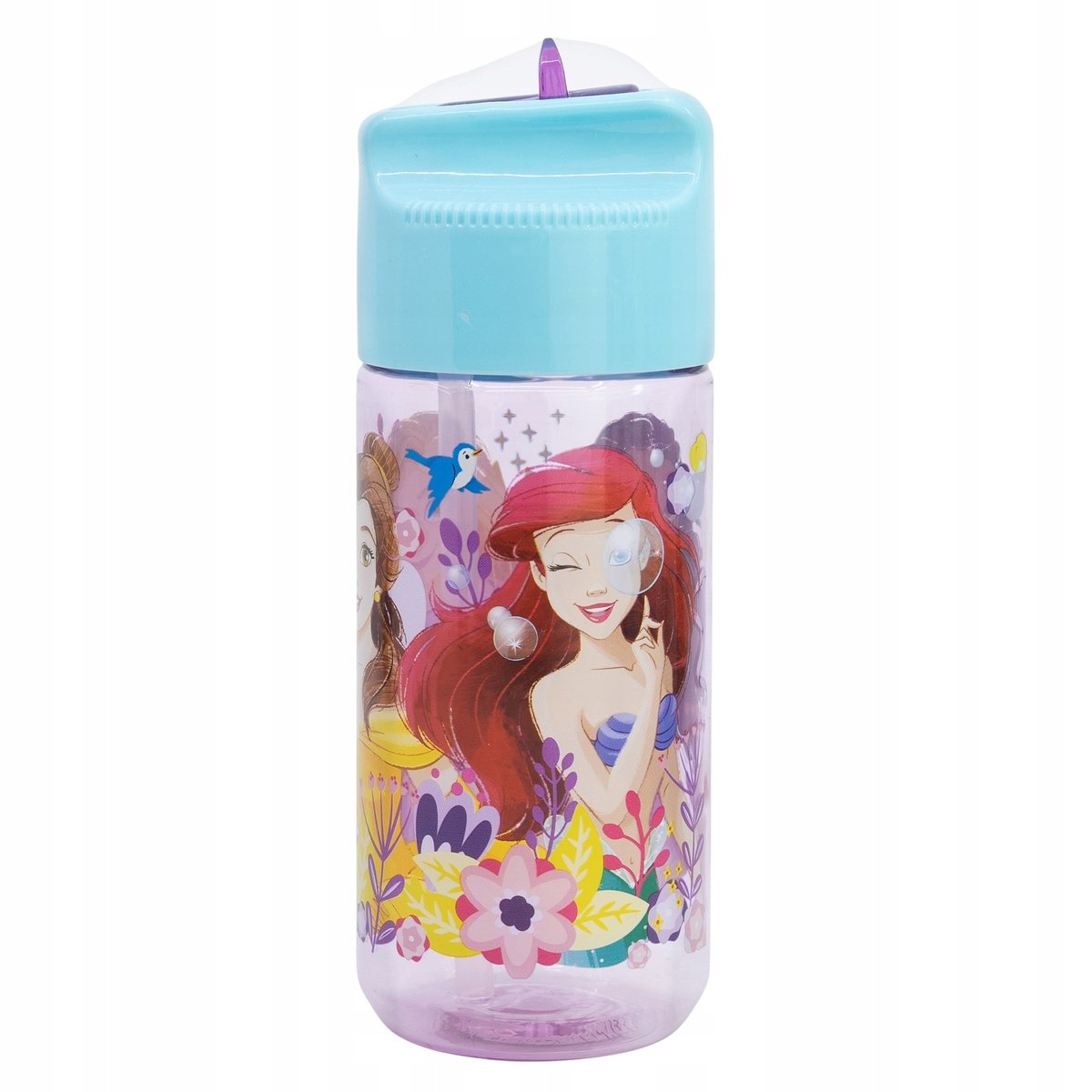 PRINCESS KSIĘŻNICZKI BIDON NA WODĘ BUTELKA Z TRITANU NA ROWER WIOSNA 430 ML