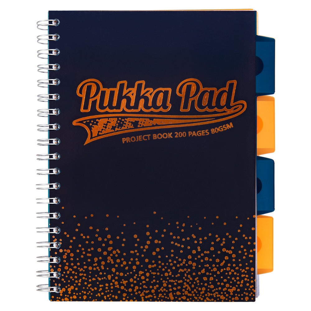 Project book blush navy B5 kratka PUKKA