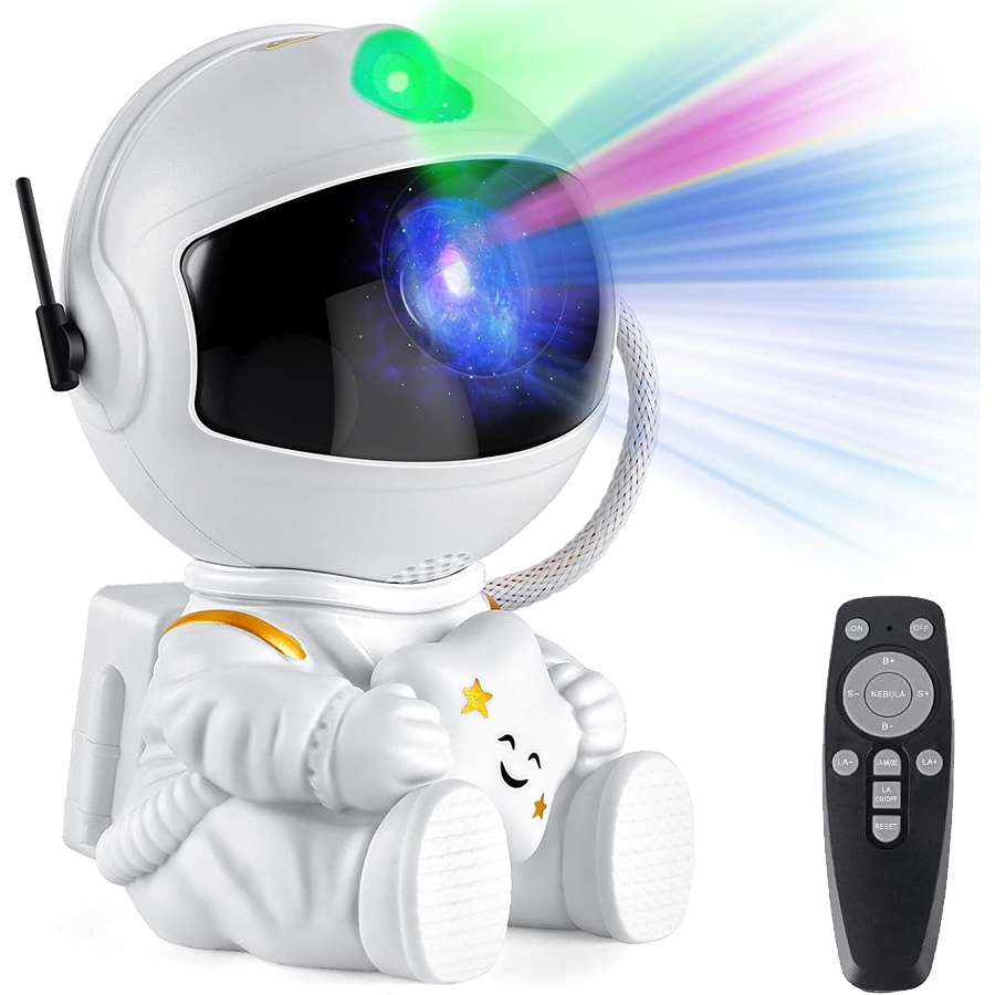 Projektor gwiazd i galaktyki lampka nocna Dziecko Astronauta + Pilot