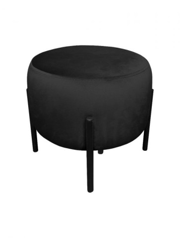 Pufa WILFRED MG VELVET czarna - POLECA nas aż 98% klientów - ZAMÓW (91 822 80 56)