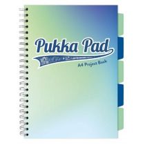 Pukka Pad Kołozeszyt A4 100 kartek kratka morski Pukka PILOT 3119SM-WPC